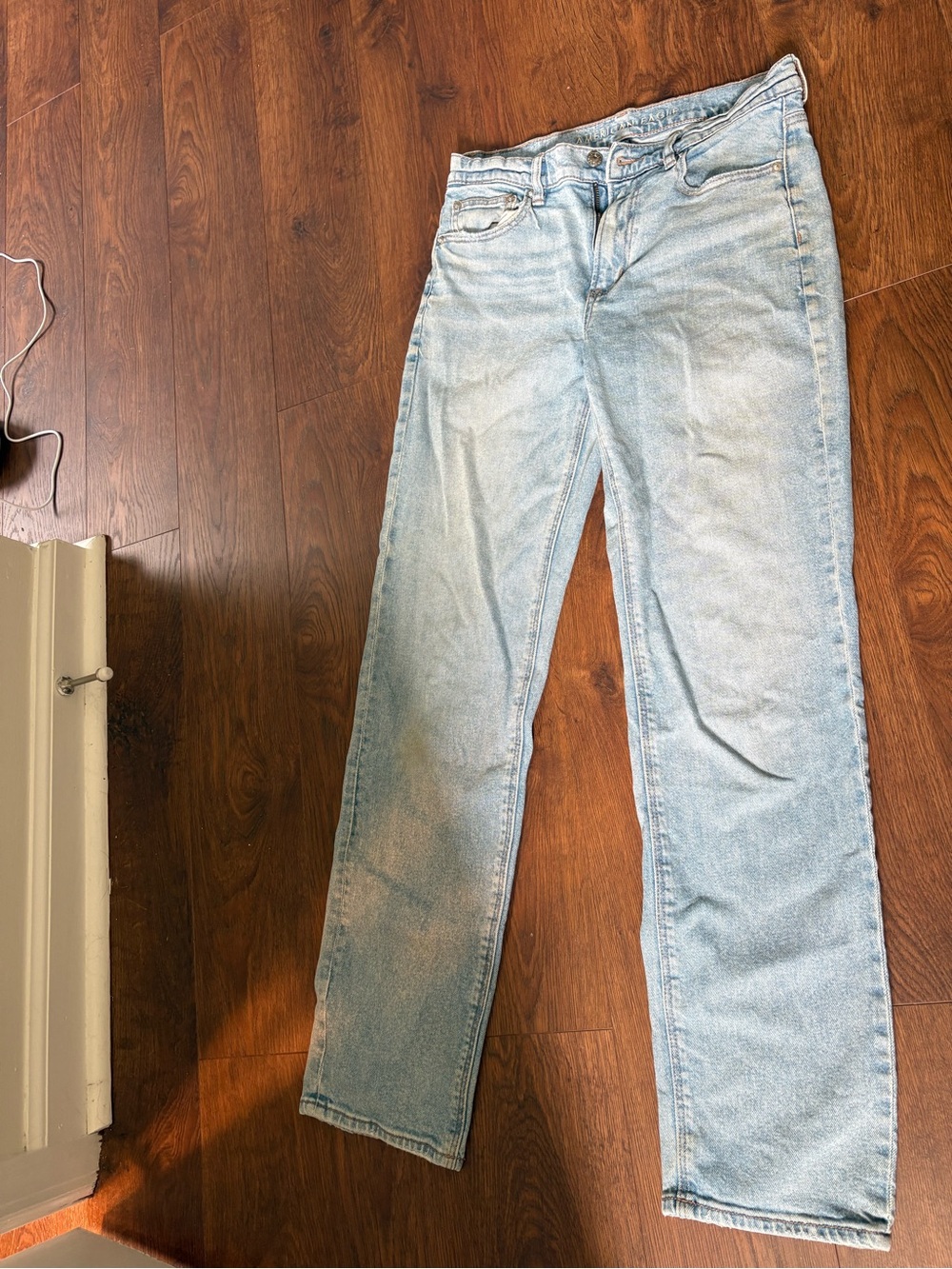 American Eagle Outfitters Light Blue Women’s Straight Leg Jeans